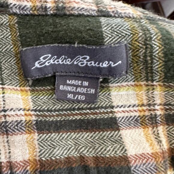 Outer Banks Plaid Flannel Shirt Shacket XL Oversized One of a Kind Coconutgirl - Picture 5 of 6